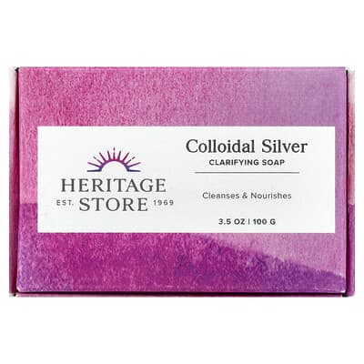 Colloidal Silver Clarifying Bar Soap, 3.5 oz (100 g)