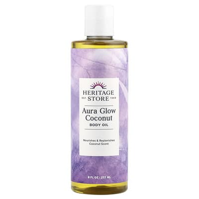 Aura Glow Coconut, масло для тела, 8 fl oz (237 ml)