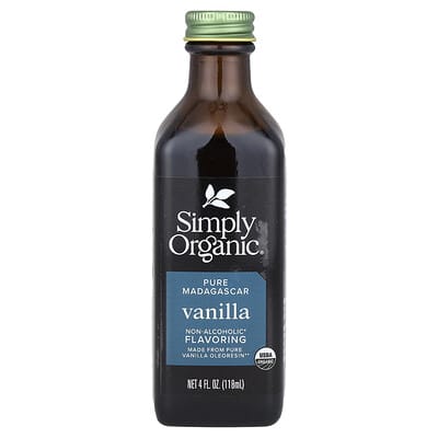 Натуральная ваниль Мадагаскара, не спиртовой ароматизатор, 4 fl oz (118 ml)