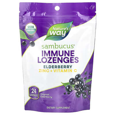 Sambucus® Elderberry, Immune Lozenges, Original Elderberry, 24 Lozenges