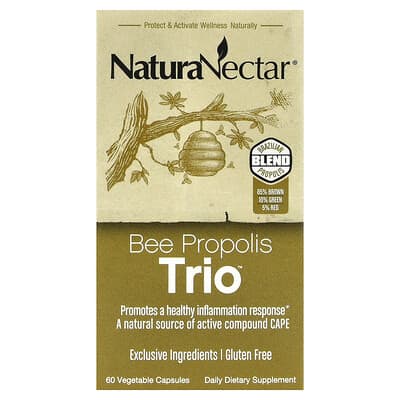 Bee Propolis Trio™, 60 Vegetable Capsules