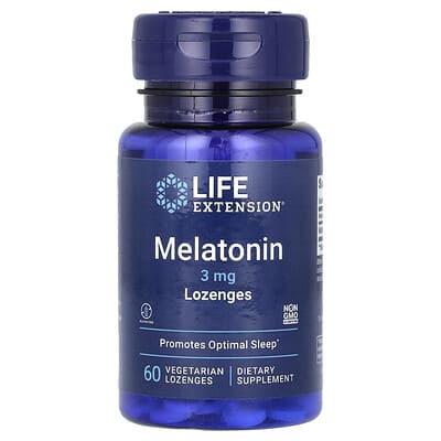 Мелатонин, 3 mg, 60 вегетарианских пастилок