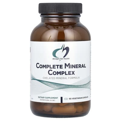 Designs For Health Complete Mineral Complex, 90 вегетарианских капсул