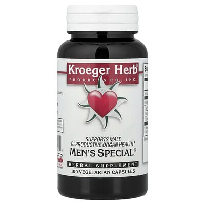 Мужские капсулы Kroeger Herb Co Men's Special®, 100 Vegetarian Capsules