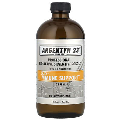 Argentyn 23®, профессиональный биоактивный серебряный гидрозоль™, 23 PPM, 16 fl oz (473 ml)