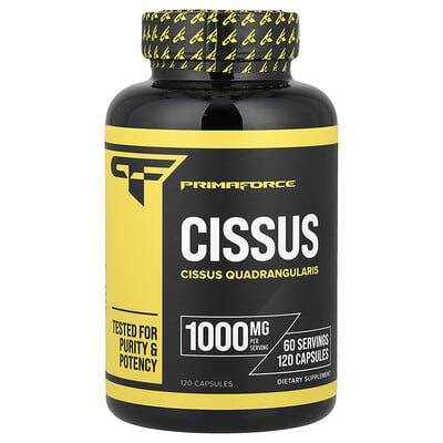 Cissus (Cissus Quadrangularis), 120 Capsules (500 mg per Capsule)