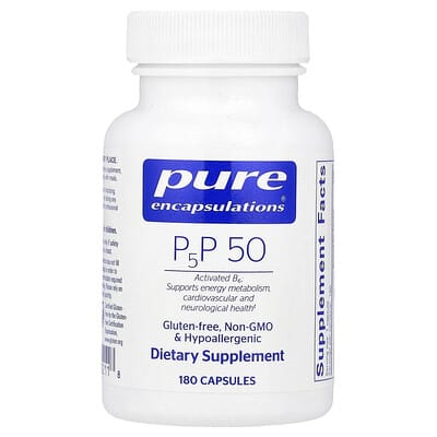 P5P 50, 180 Capsules (50 mg per Capsule)