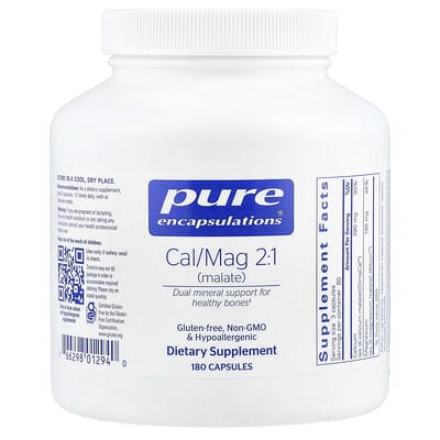 Cal/Mag 2:1 (Malate), 180 Capsules