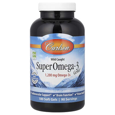 Super Omega-3 Gems®, 180 мягких капсул