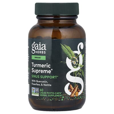 Turmeric Supreme®, Sinus Support, 60 жидких фитокапсул®