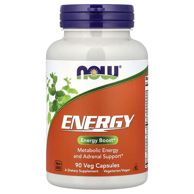 NOW Foods Energy, 90 вегетарианских капсул