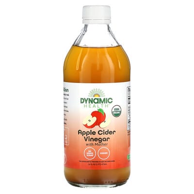 Apple Cider Vinegar with Mother, Glass, 16 fl oz (473 ml)