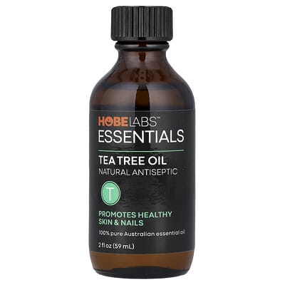 Hobe Labs Essentials, масло чайного дерева, 2 fl oz (59 ml)