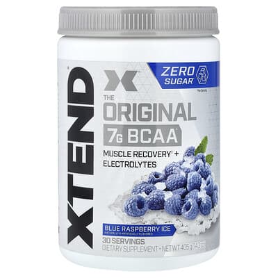 7G BCAA, Blue Raspberry Ice, 14.3 oz (405 g)