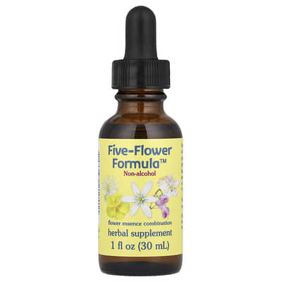 Five-Flower Formula™, Flower Essence Combination, безалкогольная, 1 fl oz (30 ml)