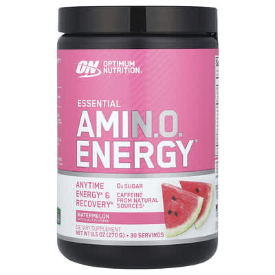 Энергетическая добавка Essential Amin.O., арбуз, 9.5 oz (270 g)