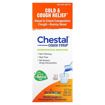 Сироп от кашля Chestal, 6.7 fl oz (200 ml)