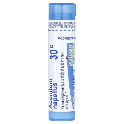 Aconitum Napellus, 30C, для снятия лихорадки, прибл. 80 гранул