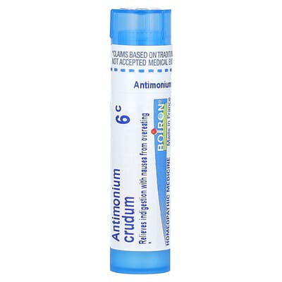 Boiron Antimonium Crudum 6C для облегчения пищеварения 80 гранул