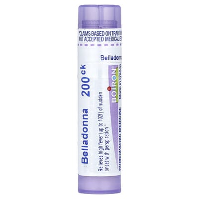 Belladonna, 200CK, для облегчения лихорадки, прибл. 80 гранул