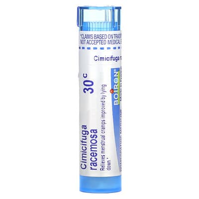 Cimicifuga Racemosa, 30C, Relief от спазмов, прибл. 80 гранул