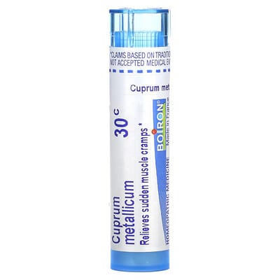 Boiron Cuprum Metallicum, 30C, от мышечных судорог, прибл. 80 гранул