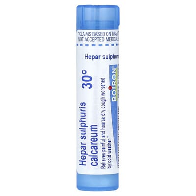 Boiron Hepar Sulphuris Calcareum 30C от сухого кашля