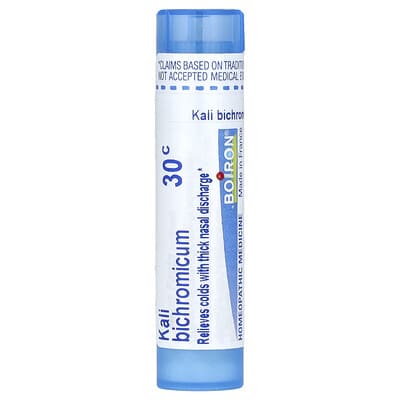 Kali Bichromicum, 30C, облегчение простуды, ок. 80 пеллет