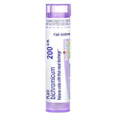 Boiron Kali Bichromicum, 200CK, от простуды, ~80 гранул
