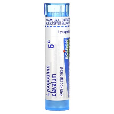 Lycopodium Clavatum, 6C, от вздутия и газов, прибл. 80 гранул
