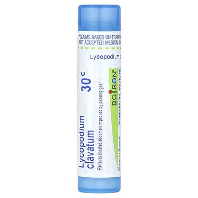 Lycopodium Clavatum, 30C, от вздутия и газов, прибл. 80 гранул от Boiron