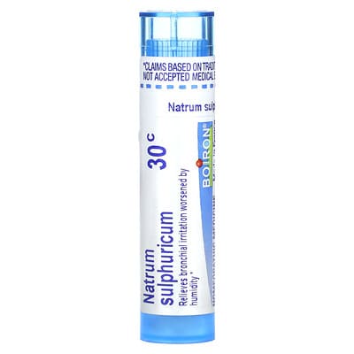 Boiron Natrum Sulphuricum, 30C, для облегчения состояния бронхов, ок. 80 гранул