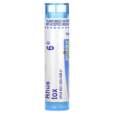 Rhus Tox, 6C, для облегчения боли в суставах, прибл. 80 гранул