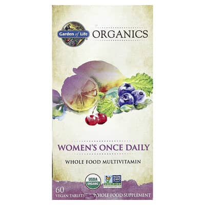 Organics, Женский, ежедневный комплекс, 60 веганских таблеток