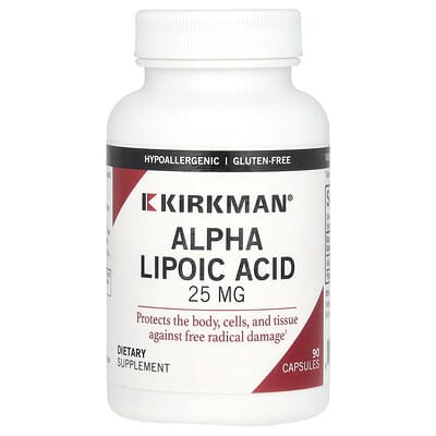 Альфа-липоевая кислота, 25 mg, 90 капсул