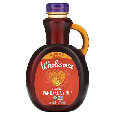 Органический сироп для блинчиков, 20 fl oz (591 ml)