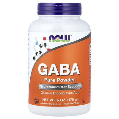 GABA чистый порошок, 6 oz (170 g)