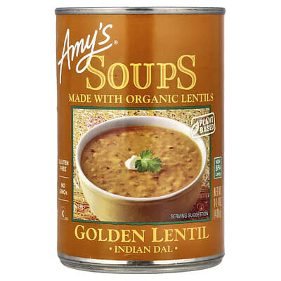 Суп Amy's, Golden Lentil, 14.4 oz (408 g)
