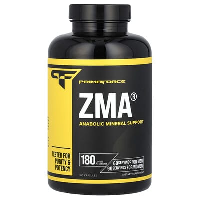 ZMA®, минеральная поддержка, 180 капсул