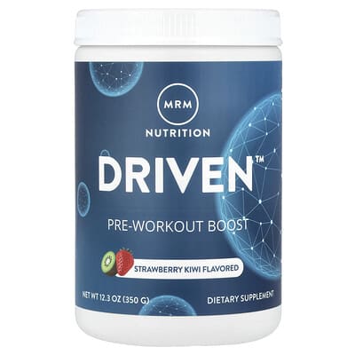 DRIVEN™, предтренировочный комплекс, клубника-киви, 12.3 oz (350 g)