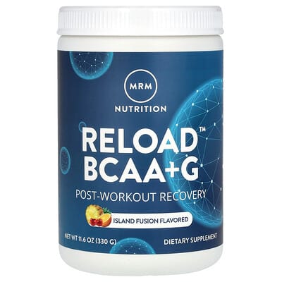 Reload BCAA+G для восстановления после тренировок, Island Fusion, 11.6 oz (330 g)