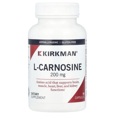 L-Carnosine, 200 mg, 90 капсул