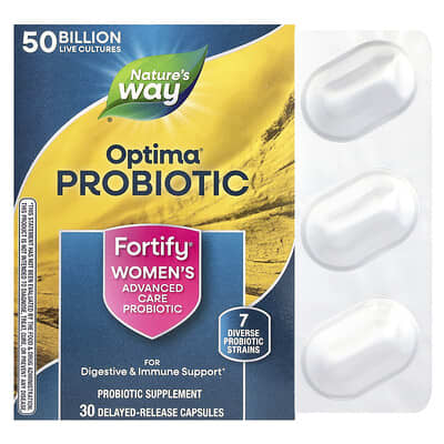 Пробиотик Optima® Fortify® для женщин, 30 капсул пролонгированного действия
