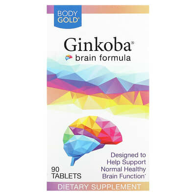 Ginkoba® Brain Formula, 90 таблеток (40 mg на таблетку)