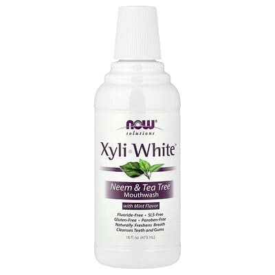 Ополаскиватель для рта XyliWhite™ с нимом и чайным деревом и мятой, 16 fl oz (473 ml)