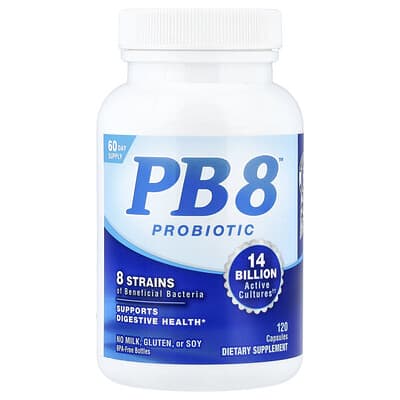 PB 8™ пробиотик, 120 капсул (7 миллиардов КОЕ на капсулу)
