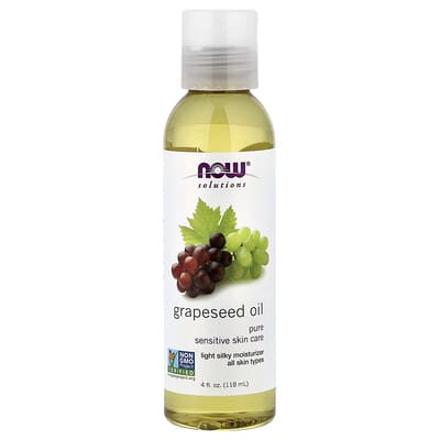 Solutions, масло виноградных косточек, 4 fl oz (118 ml)