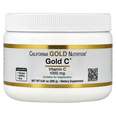 Gold C® Powder, USP Grade Vitamin C, 1,000 mg, 8.81 oz (250 g)