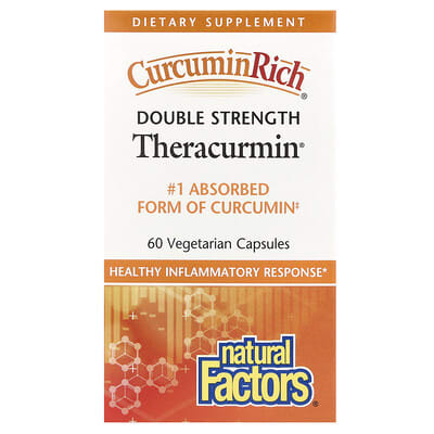 CurcuminRich®, Theracurmin®, 60 mg, 60 вегетарианских капсул