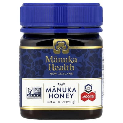 Натуральный мед Манука, UMF 6+™, MGO 115+, 8.8 oz (250 g)